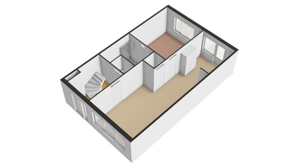 Floorplan - Maurits Prinsstraat 16, 7091 CV Dinxperlo